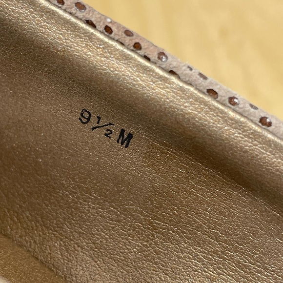 VANELI Dayle Leather Pumps w/Abstract Dotted Pattern Taupe Size 9.5 - Picture 11 of 11